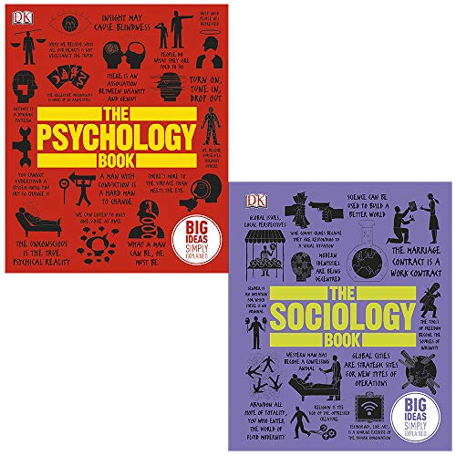 9789123876846: The Psychology Book, The Sociology Book 2 Books Collection Set - Big Ideas Simply Explained