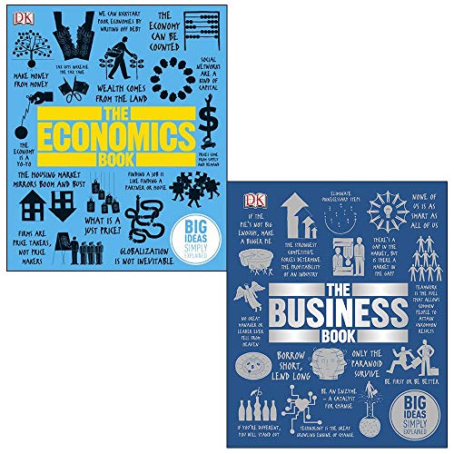 Imagen de archivo de The Economics Book, The Business Book Big Ideas Simply Explained 2 Books Collection Set a la venta por WorldofBooks