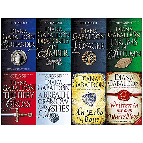 Imagen de archivo de Diana Gabaldon Outlander Series 8 Books Collection Set (Outlander,Dragonfly in Amber,Voyager,Drums of Autumn,Fiery Cross,Breath of Snow and Ashes,An Echo in the Bone,Written in My Own Hearts Blood) a la venta por Byrd Books
