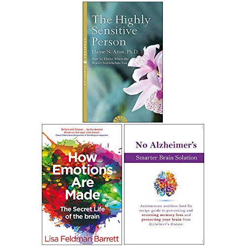 Stock image for The Highly Sensitive Person, How Emotions Are Made The Secret Life of the Brain, No Alzheimer's Smarter Brain Keto Solution 3 Books Collection Set for sale by GF Books, Inc.