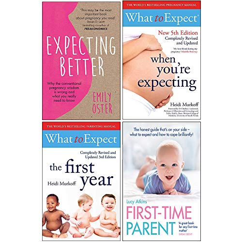 Stock image for Expecting Better, What to Expect When Youre Expecting, What to Expect The 1st Year, First Time Parent 4 Books Collection Set for sale by GF Books, Inc.