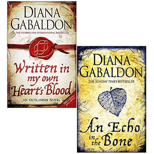 Stock image for Outlander Series 2 Books Set By Diana Gabaldon (An Echo in the Bone, Written in My Own Hearts Blood) for sale by Red's Corner LLC