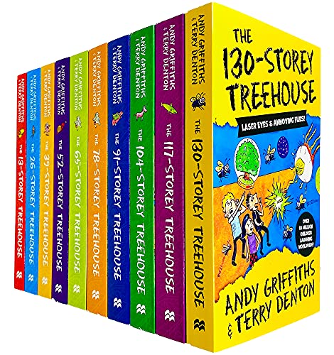 Stock image for The Treehouse Series 10 Books Collection Set By Andy Griffiths (Storey-Treehouse-13,26,39,52,65,78,91,104,117 World Book Day) for sale by Omega