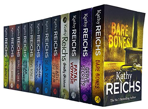 Stock image for Temperance Brennan Series 1 & 2 Collection 12 Books Set By Kathy Reichs (Deja Dead, Death Du Jour, Deadly Decisions, Fatal Voyage, Grave Secrets, Bare Bones, Monday Mourning . for sale by Revaluation Books