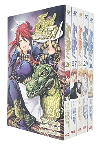 Stock image for Food Wars Manga Vol 26-30 Shokugeki no Soma Series 6 :5 Books Collection Set for sale by Revaluation Books