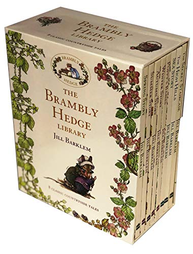 Stock image for The Brambly Hedge 8 Books Classic Countryside Tales Box Set by Jill Barklem (Spring, Summer, Autumn, Winter, Poppy's Babies, Sea, The High Hills & The Secret Staircase) for sale by Revaluation Books