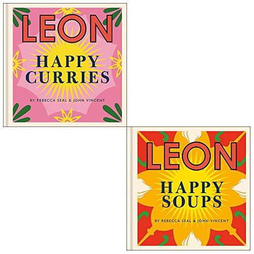 Stock image for Leon Happy Curries, Happy Soups 2 Books Collection Set By Rebecca Seal and John Vincent for sale by Revaluation Books