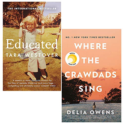 Stock image for Educated Tara Westover, Where the Crawdads Sing [Hardcover] 2 Books Collection Set [Paperback] Tara Westover and Delia Owens for sale by AFFORDABLE PRODUCTS