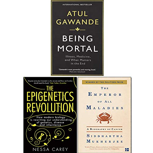 Stock image for Being Mortal, Emperor of All Maladies and Epigenetics Revolution 3 Books Collection Set for sale by Lucky's Textbooks