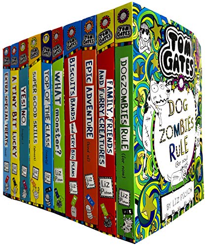 Beispielbild fr Tom Gates Series 2 & 3: 10 Books Collection Set By Liz Pichon (Extra Special Treats, A Tiny Bit Lucky, Yes No, Top of The Class, Super Good Skills, Dogzombies Rule, What Monster [Hardcover] and more) zum Verkauf von Revaluation Books
