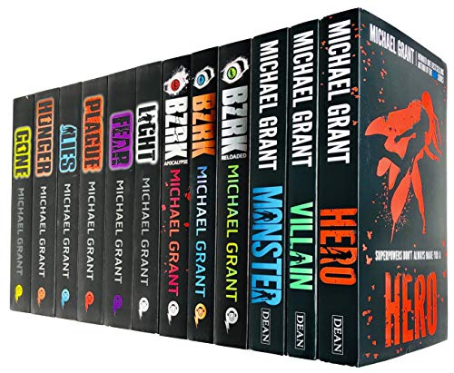 9789123898268: Michael Grant 12 Books Collection Set (Gone Series-Light, Gone, Hunger, Lies, Plague, Fear, Bzrk Series -Bzrk, Reloaded, Apocalypse & Monster Series-Hero, Villain, Monster)