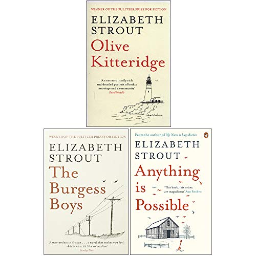 Stock image for Olive Kitteridge, The Burgess Boys, Anything is Possible 3 Books Collection Set By Elizabeth Strout for sale by Books Unplugged