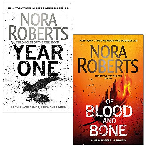 Imagen de archivo de Chronicles of The One Series 2 Books Collection Set By Nora Roberts (Year One, Of Blood and Bone) a la venta por Wizard Books