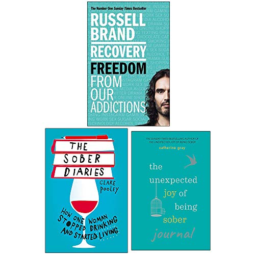 Stock image for Recovery, The Sober Diaries, The Unexpected Joy of Being Sober Journal 3 Books Collection Set for sale by GF Books, Inc.