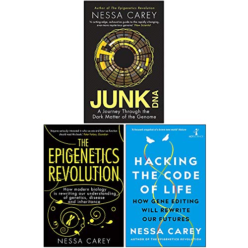 Imagen de archivo de Nessa Carey Collection 3 Books Set (Junk DNA, The Epigenetics Revolution, Hacking the Code of Life) a la venta por Revaluation Books
