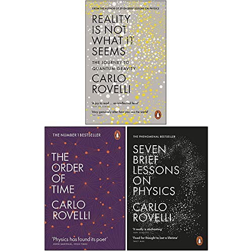 Stock image for Carlo Rovelli Collection 3 Books Set (Reality Is Not What It Seems, The Order of Time, Seven Brief Lessons on Physics) for sale by Lucky's Textbooks