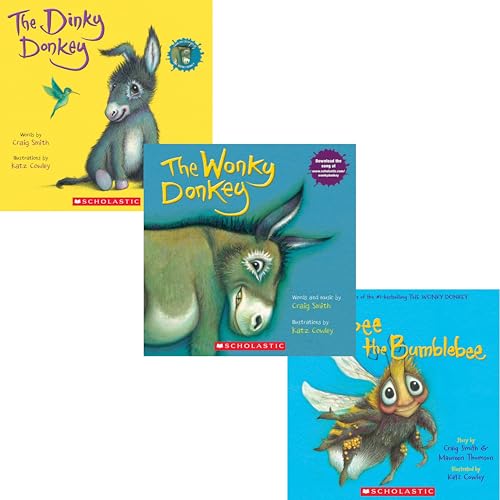 Beispielbild fr The Dinky Donkey, Willbee the Bumblebee, The Wonky Donkey 3 Books Collection Set zum Verkauf von Ergodebooks