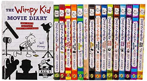 Imagen de archivo de Diary of a Wimpy Kid 16 Books Collection Set by Jeff Kinney (The Meltdown Wrecking Ball Movie Diary [Hardcover]) a la venta por Byrd Books