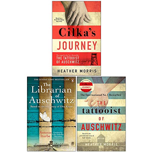 Stock image for Cilka's Journey, The Librarian of Auschwitz, The Tattooist of Auschwitz 3 Books Collection Set for sale by Byrd Books