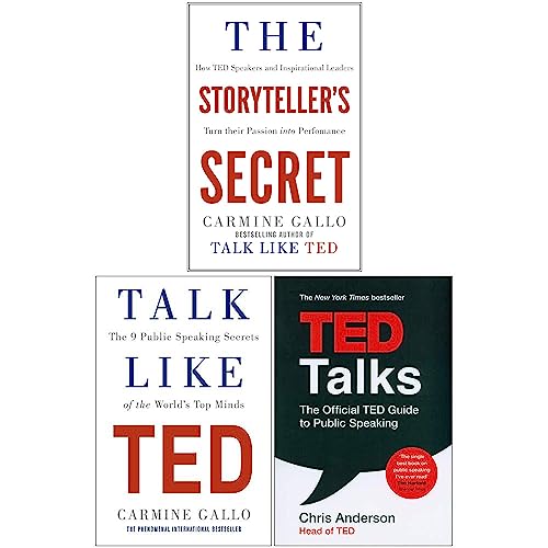 Stock image for The Storyteller's Secret [Hardcover], Talk Like TED, TED Talks 3 Books Collection Set for sale by Books Unplugged