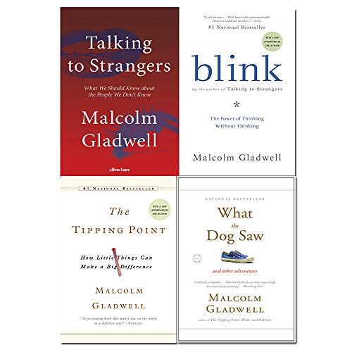 Stock image for Malcolm Gladwell 4 Books Collection Set (Talking to Strangers, Blink, The Tipping Point, What the Dog Saw) for sale by Byrd Books