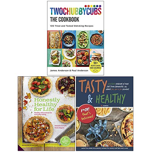 Stock image for Twochubbycubs The Cookbook [Hardcover], Honestly Healthy for Life [Hardcover], Tasty & Healthy F*ck That's Delicious 3 Books Collection Set for sale by Revaluation Books