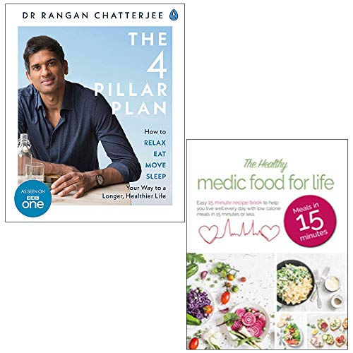 Stock image for The 4 Pillar Plan, The Healthy Medic Food for Life Meals in 15 minutes 2 Books Collection Set for sale by Book Deals