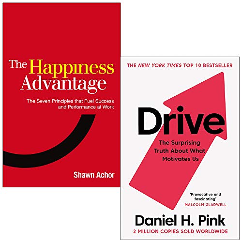 Stock image for The Happiness Advantage, Drive Daniel H Pink 2 Books Collection Set for sale by GF Books, Inc.