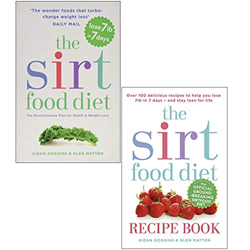 Stock image for The Sirtfood Diet, The Sirtfood Diet Recipe Book 2 Books Collection Set for sale by Revaluation Books