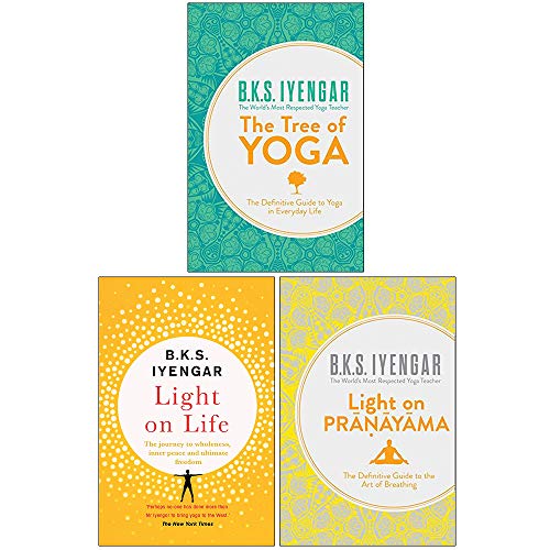 Stock image for B.K.S. Iyengar Collection 3 Books Set (The Tree of Yoga, Light on Life, Light on Pranayama) for sale by GF Books, Inc.