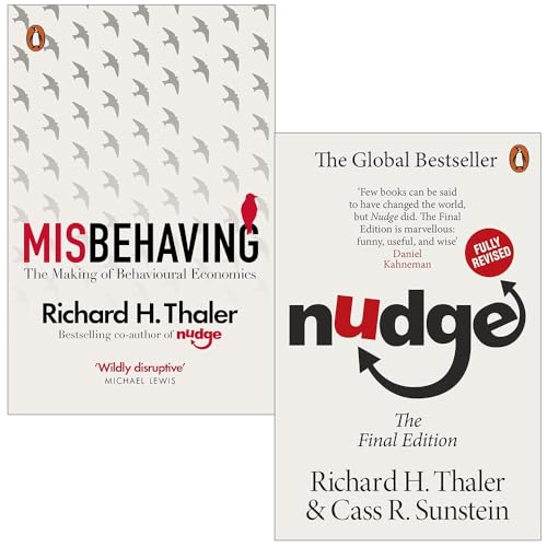 Stock image for Richard H Thaler Collection 2 Books Set (Misbehaving The Making of Behavioural Economics, Nudge Improving Decisions About Health Wealth and Happiness) for sale by Book Deals