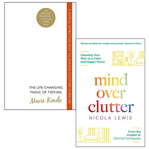 Beispielbild fr The Life-Changing Magic of Tidying By Marie Kondo & Mind Over Clutter By Nicola Lewis 2 Books Collection Set zum Verkauf von GF Books, Inc.