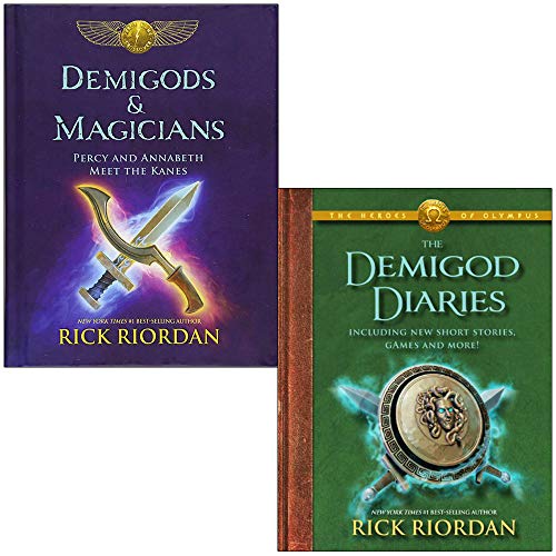 Stock image for Demigods & Magicians: Percy and Annabeth Meet the Kanes & The Heroes of Olympus the Demigod Diaries [Hardcover] 2 Books Collection Set for sale by Books Unplugged