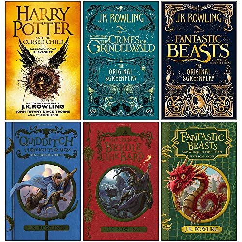 Beispielbild fr J.K. Rowling Collection 6 Books Set (Harry Potter and the Cursed Child Parts One and Two, Fantastic Beasts The Crimes of Grindelwald,The Original Screenplay,Quidditch Through the Ages and more) zum Verkauf von Front Cover Books