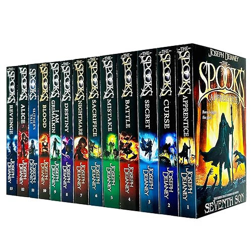 Stock image for The Spooks Books 1 - 13 Complete Wardstone Chronicles Collection Set by Joseph Delaney ( Apprentice, Curse, Secret, Battle, Destiny, Alice, Revenge & MORE!) for sale by GF Books, Inc.