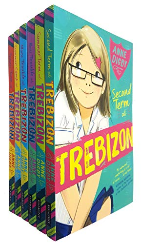 Stock image for The Trebizon Boarding School 6 Books Collection Set by Anne Digby (Second Term at Trebizon, Summer Term, Boy Trouble, More Trouble, Summer camp, Tennis Term) for sale by Revaluation Books