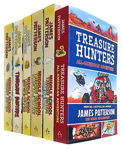 Stock image for Treasure Hunters Middle School Series 1-6 Books Collection Set By James Patterson (Treasure Hunters, Danger Down the Nile, Secret of the Forbidden City, Peril at the Top of the World and More) for sale by GF Books, Inc.