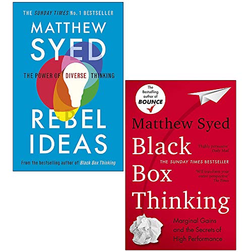 Imagen de archivo de Rebel Ideas The Power of Diverse Thinking and Black Box Thinking 2 Books Collection Set By Matthew Syed a la venta por GF Books, Inc.