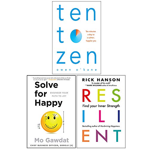 Stock image for Ten to Zen, Solve for Happy Engineer Your Path to Joy, Resilient 3 Books Collection Set for sale by GF Books, Inc.