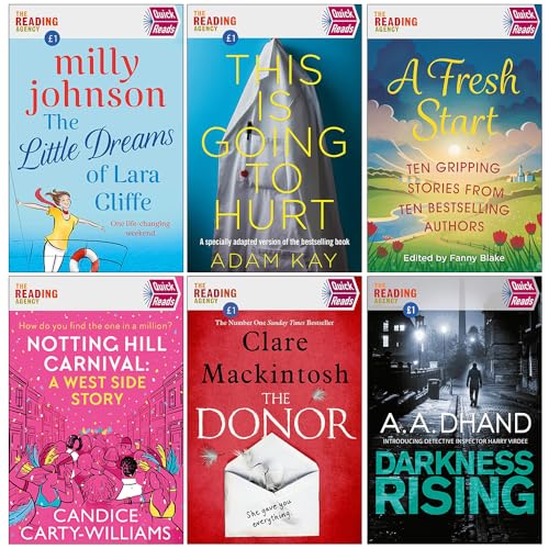 Stock image for Quick Reads 2020 Book 6 Books Collection Set (The Little Dreams of Lara Cliffe, A Fresh Start, Notting Hill Carnival, The Donor, Darkness Rising, Quick Reads This Is Going To Hurt) for sale by Revaluation Books