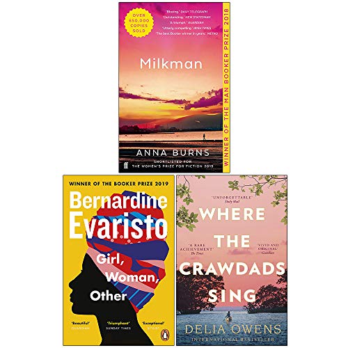 Stock image for Milkman, Girl Woman Other, Where The Crawdads Sing 3 Books Collection Set for sale by Books Unplugged