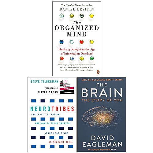 9789123979073: The Organized Mind, Neurotribes, The Brain The Story of You - Juego de 3 libros