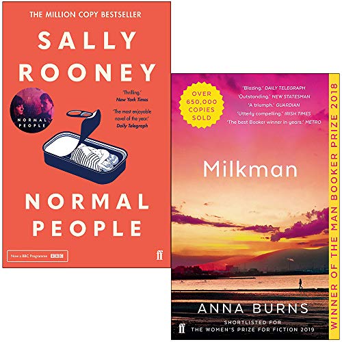 Stock image for Normal People By Sally Rooney & Milkman By Anna Burns 2 Books Collection Set for sale by Books Unplugged