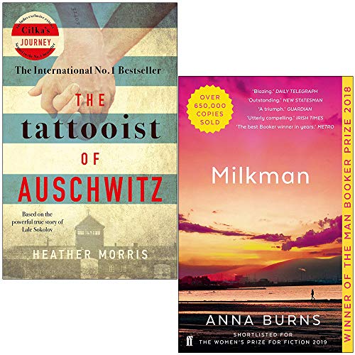 Stock image for The Tattooist of Auschwitz By Heather Morris & Milkman By Anna Burns 2 Books Collection Set [Paperback] Heather Morris and Anna Burns for sale by RUSH HOUR BUSINESS