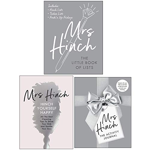 Stock image for Mrs Hinch Collection 3 Books Set (Mrs Hinch The Little Book of Lists, Hinch Yourself Happy, The Activity Journal) for sale by GF Books, Inc.