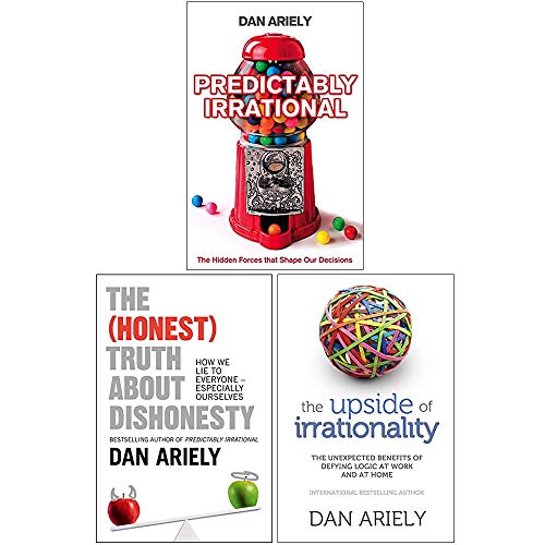 Stock image for Dan Ariely Collection 3 Books Set (Predictably Irrational, The Honest Truth About Dishonesty, Upside of Irrationality) for sale by Books Unplugged