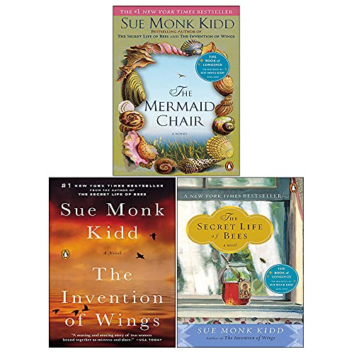 9789123988655: Sue Monk Kidd Collection 3 Books Set (The Invention of Wings, The Secret Life of Bees, The Mermaid Chair)