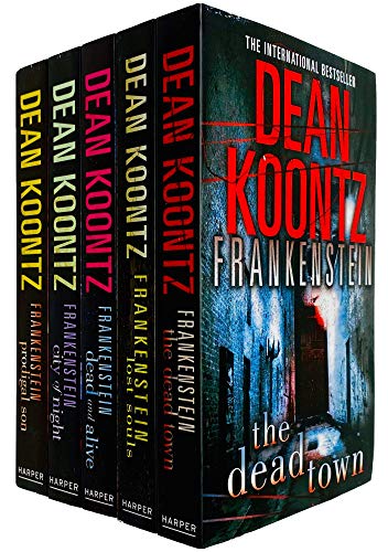 Beispielbild fr Frankenstein Series 5 Books Collection Set by Dean Koontz (Prodigal Son, City of Night, Dead and Alive, Lost Souls & The Dead Town) zum Verkauf von Book Deals