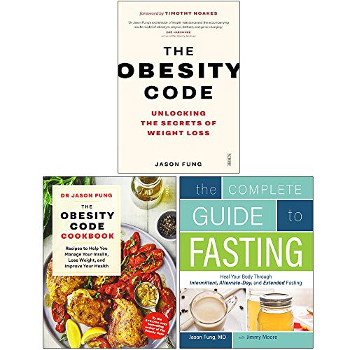 Stock image for Jason Fung Collection 3 Books Set (The Obesity Code, The Obesity Code Cookbook, The Complete Guide to Fasting) for sale by Lucky's Textbooks