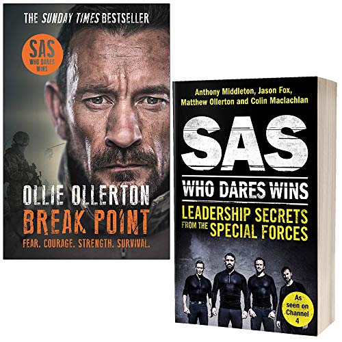 9789124031237: Break Point By Ollie Ollerton & SAS Who Dares Wins Leadership Secrets from the Special Forces By Anthony Middleton 2 Books Collection Set